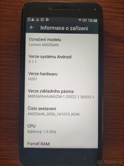 Prodám Lenovo A6020a46 (Vibe K5 Plus) - 2G/16G - Dual SIM - 3