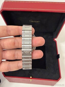 Cartier Santos Medium – modrý ciferník - 3