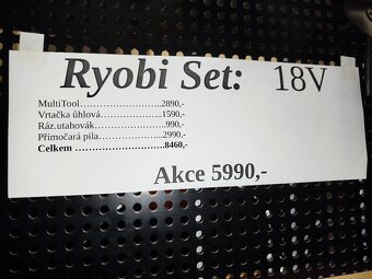 Ryobi ONE+ 18V SADA........nová - 3
