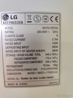 Americká Lednice LG - 3