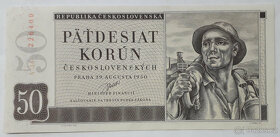 Bankovka 50 Korun Československo 1950 - 3