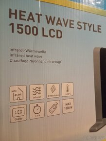 Prodám teplovlnné topení Suntec Heat Wave Style 1500 LCD - 3