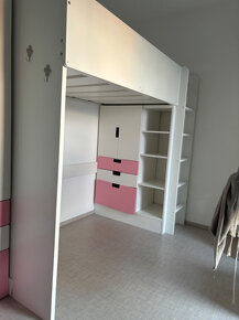 Dívčí/dětská patrová postel IKEA STUVA + skřín - 3