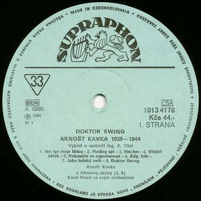 Arnošt Kavka – Dr. Swing (1939▪1944) (LP) - 3