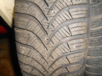 prodam zimni kola plech ,5x100 , 175/75/R14 , hankook - 3