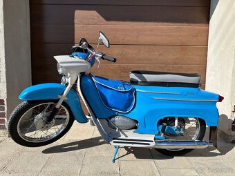 Jawa pionýr 50/05 patinový stav 1966 s SPZ a STK - 3
