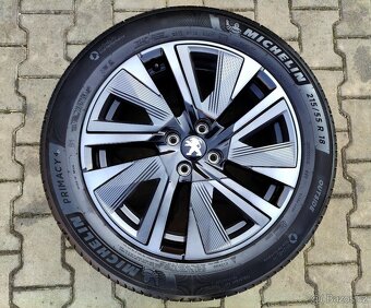 Alu kola originál Peugeot 2008 4x108 R18 KRÁSNÁ SADA - 3