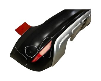 Zadní nárazník saténově černá 9B9 Škoda Yeti 5L r.v. 2011 - 3