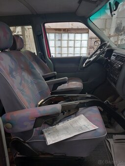 vw t4 multivan caravelle transporter postel sedačky - 3