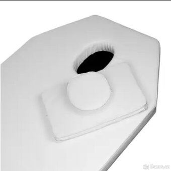 Prodám skládací kosmetické lehátko – bílé - 3