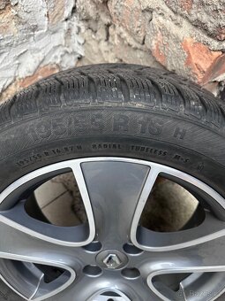 Alu na Renault Clio + stará zimní pneu 195/55 r16. - 3