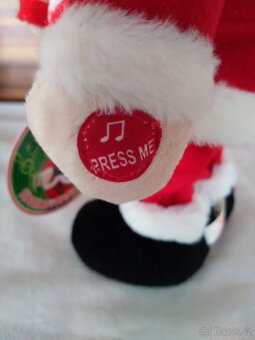 Vánoční Santa ,tancuje a zpívá vánoční písen, 3 x foto, nové - 3