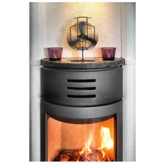 Krbový ventilátor na kamna - 3