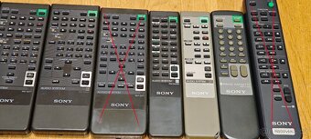 Ovladače SONY/ TECHNICS/ PANASONIC/ SHARP/ a další - 3