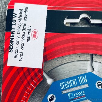 115 mm 22.23 Diamantový řený kotouč SEGMENT 10W DIEWE - 3
