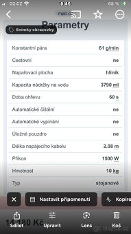 Parní stojací žehlička J4000 - 3