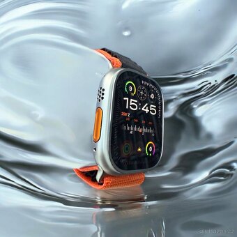 Apple watch ultra 2 generace 49mm LTE Alpine black orange - 3