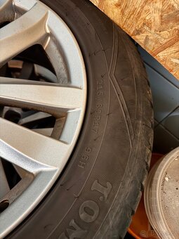 Originál Alu kola Mitsubishi ASX s letní pneu .Dobry stav vz - 3