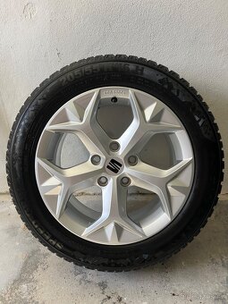 Alu disky Seat 5x112 + zimní pneu 205/55/R16 - 3