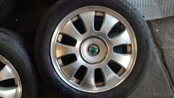 ALU kola 5x100r16+ pneu 205/55r16 - 3