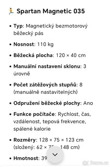 Běžecký pás magnetic - 3