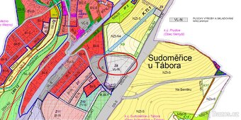 Pozemek 6770 m² u dálnice D3, pro výrobu/skladování/průmysl - 3
