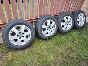 Letní sada alu kola - originál Škoda - 185/60 R14 82T - 3