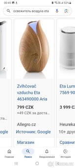 Zvlhčovač vzduchu eta - 3