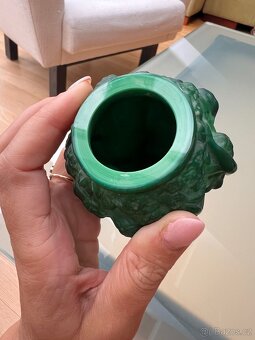 Malachitová váza, malé vinobraní - 3