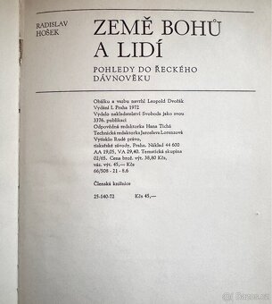 Země bohů a lidí (Radislav Hošek) - 3