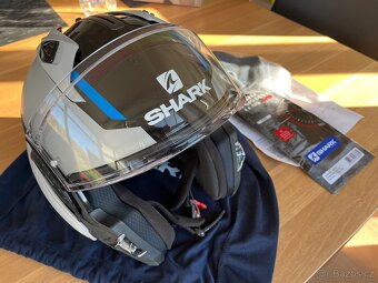 Prodám překlápěcí přilbu / helmu SHARK EVO-GT SEAN vel. M - 3