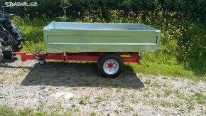 Sklápěcí vlek za malotraktor i traktor - 3