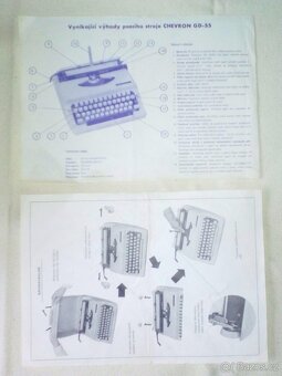 kufříkový psací stroj Chevron GD-55 - 3