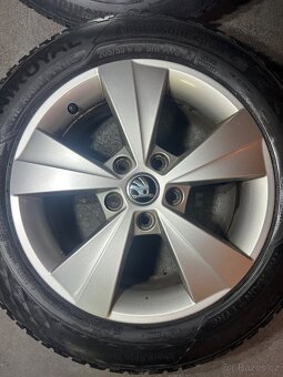 ALU Kola ŠKODA 5x112 R16 VELORUM Zimní Pneu 205/55/16 - 3