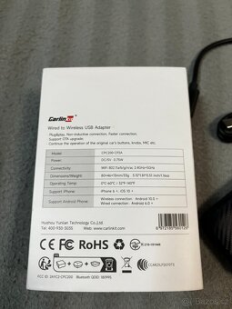 Adaptér Carlinkit pro bezdrátové připojení CarPlay/Android A - 3