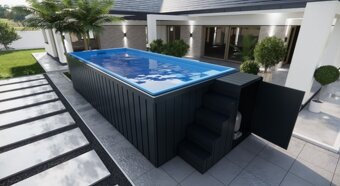 Laminátový bazén volně stojící - 3