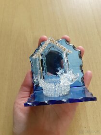 2x skleněná dekorace - 3