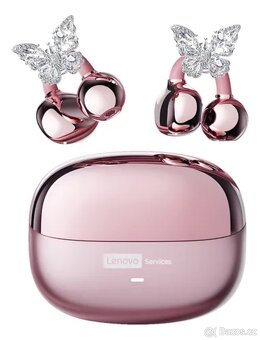 Módní sluchátka Lenovo s mašlí. - 3