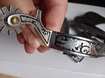 Kovbojské westernové ostruhy - 3