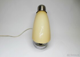 Retro chromovaná art deco lampička Drupol - 3