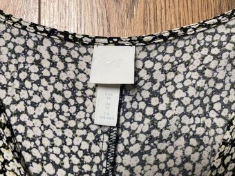 Dlouhé letní propínací viskózové šaty H&M (vel. 38), PC 1190 - 3