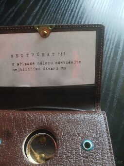 Pouzdro na tajné zprávy SNB VB CSSR - 3