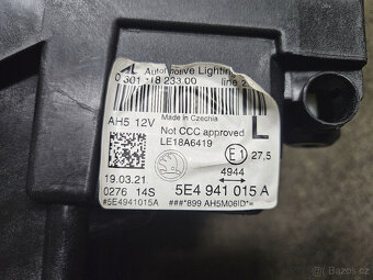 Prodám Full led světlomet 5E4941015A Škoda Octavia 4 - 3