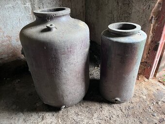 keramické, kameninové nádoby 150L a 50L - 3