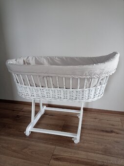 Dětská postýlka (košík) s nebesy - 3