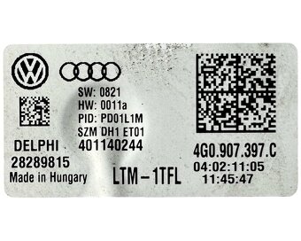 Jednotka pro denní svícení 4G0907397C Audi A7 4G r.v. 2011 - 3