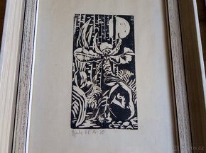 Obraz - grafika - linoryt - 3