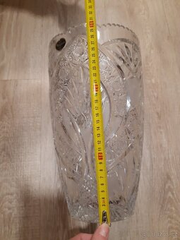 Broušená váza Bohemia - 3