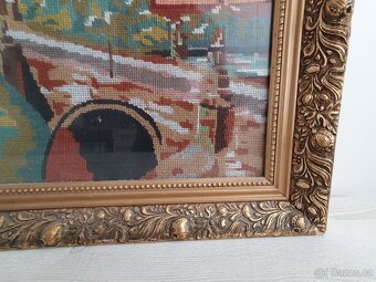 Ručně vyšívaný obraz Praha - Hradčany - 3