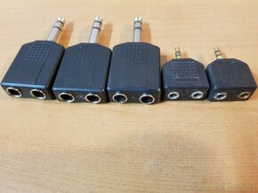 Rozdvojky Jack 3,5 a 6,3    DOPRAVA jen: 30,- - 3